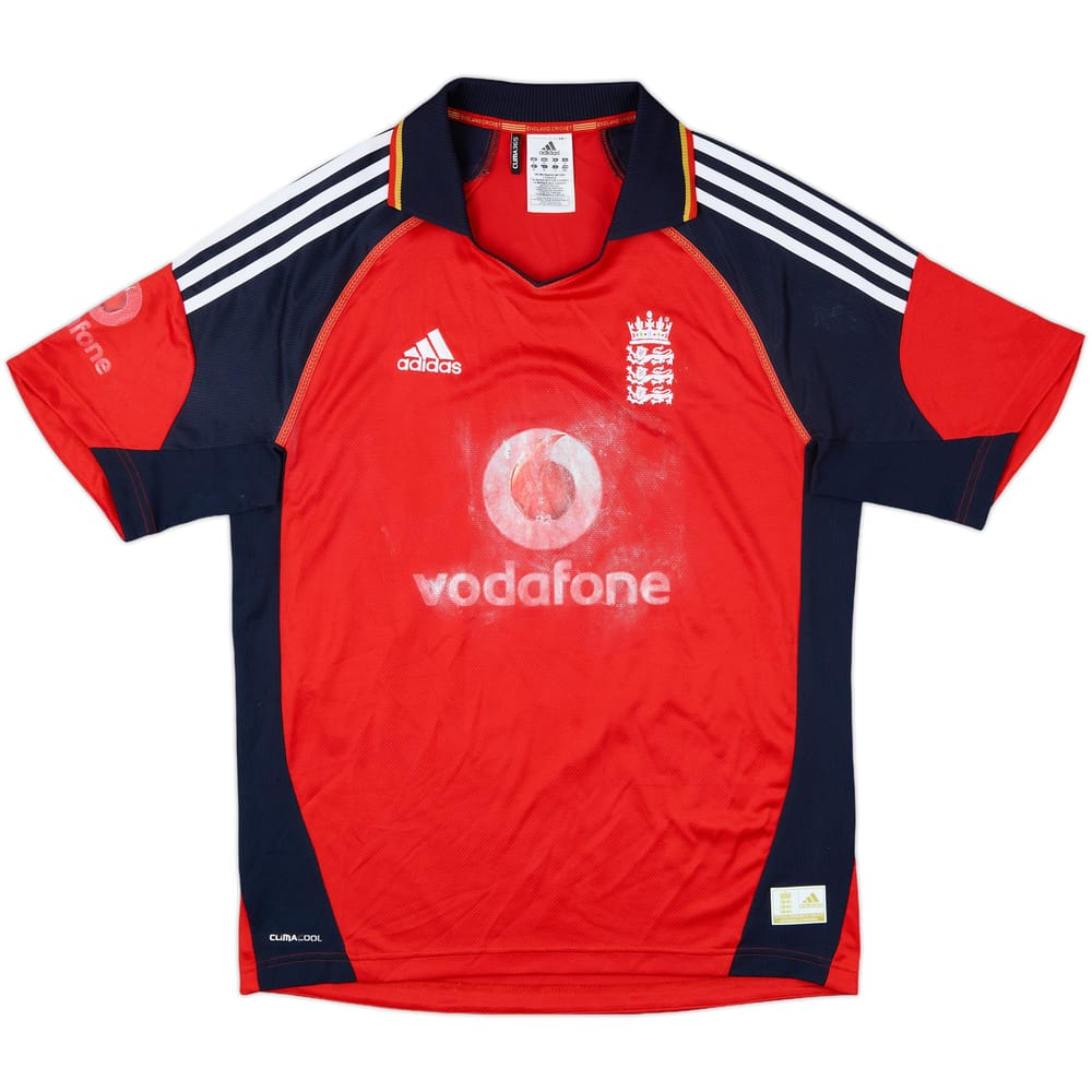2009-10 England Cricket adidas Training Shirt - 4/10 - (M)