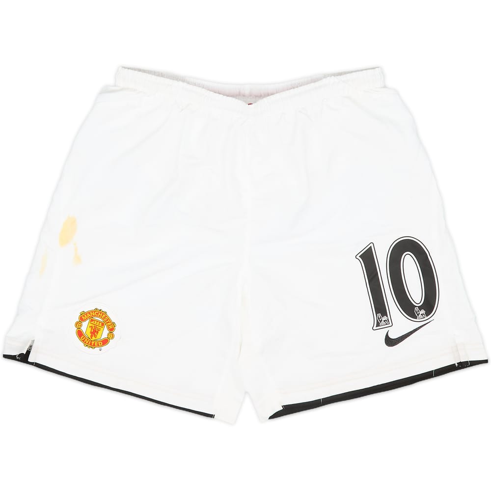 2007-09 Manchester United Home Shorts #10 (Rooney) - 4/10 - (M.Boys)