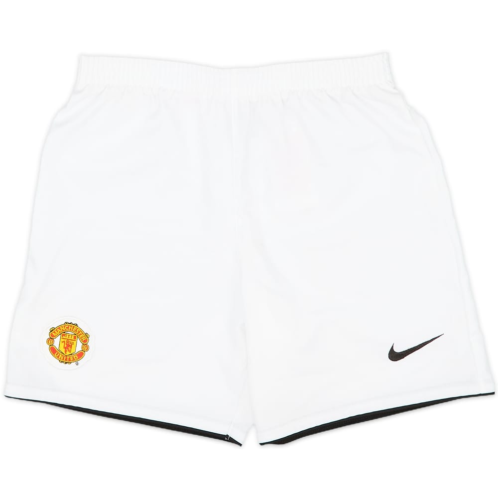 2007-09 Manchester United Home Shorts - 8/10 - (6-7 Years)