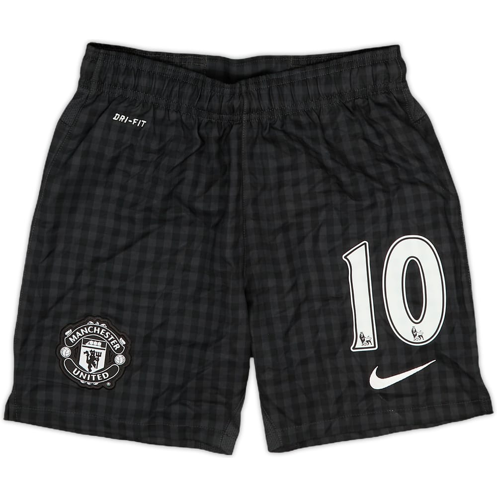 2012-13 Manchester United Away Shorts #10 (Rooney) (S.Boys)