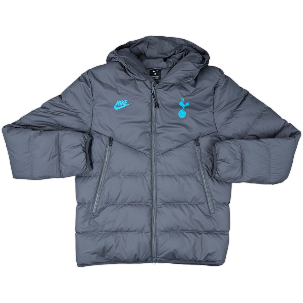 2019-20 Tottenham Nike Hooded Padded Bench Coat - 8/10 - (M)