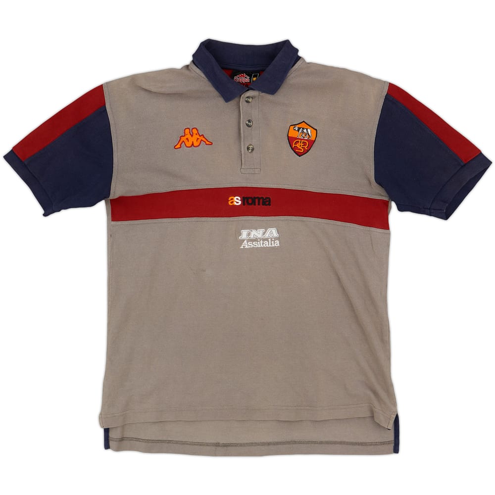 2000-01 Roma Kappa Polo Shirt - 7/10 - (M)