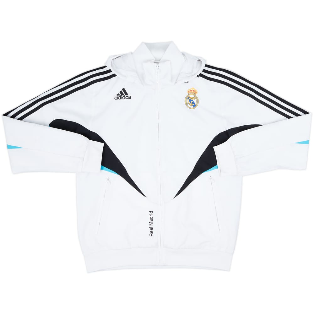 2008-09 Real Madrid adidas Hooded Track Jacket - 7/10 - (S)