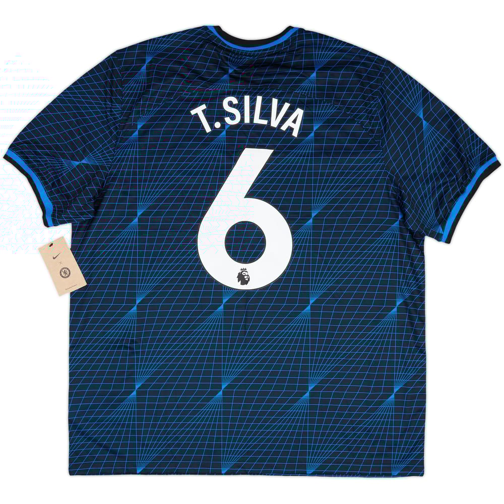 2023-24 Chelsea Away Shirt T. Silva #6 (XXL)