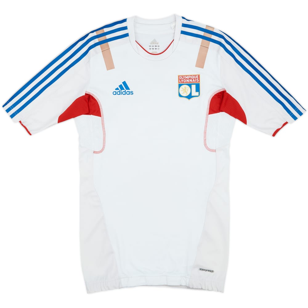 2011-12 Lyon adidas Player Issue Techfit Training Shirt - 6/10 - (S)