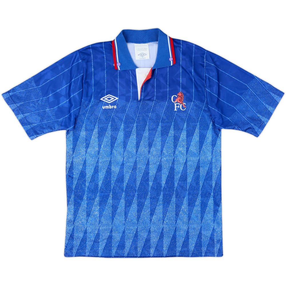 1989-91 Chelsea Home Shirt - 7/10 - (L.Boys)