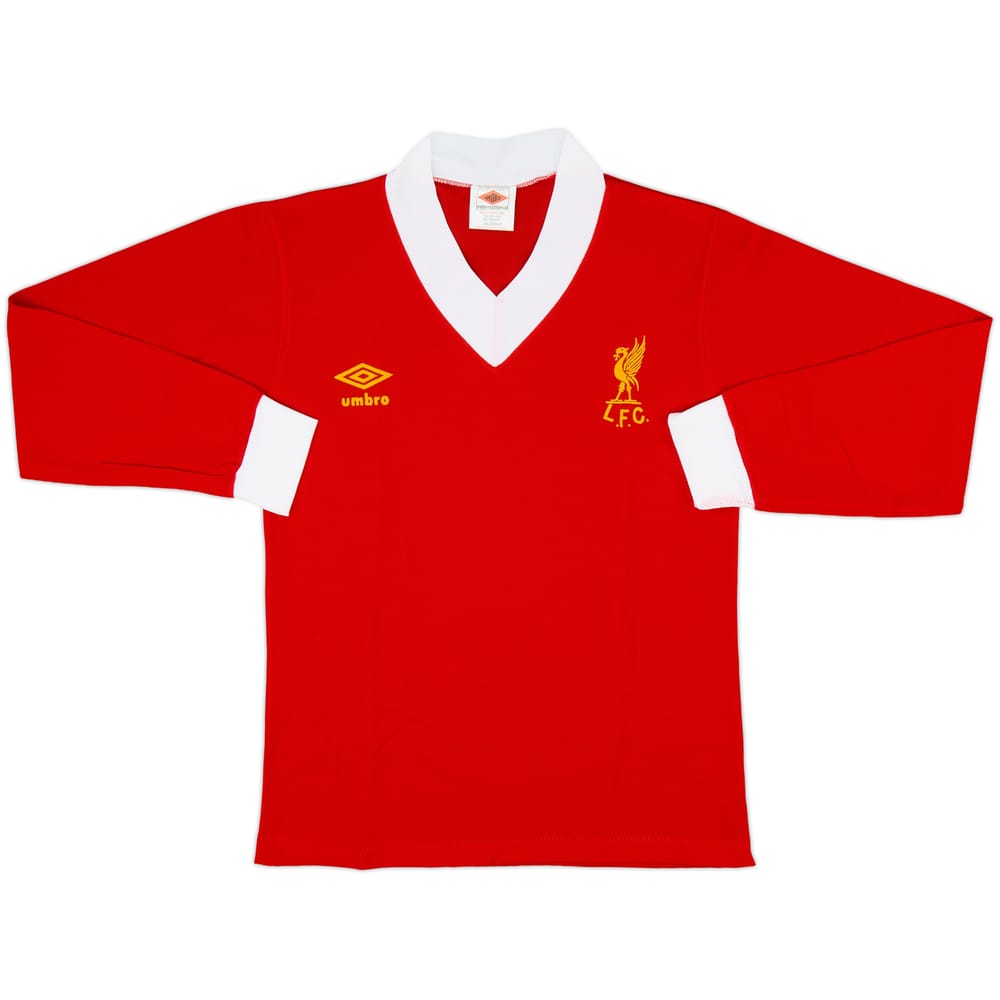 1976-79 Liverpool Home L/S Shirt - 10/10 - (S)