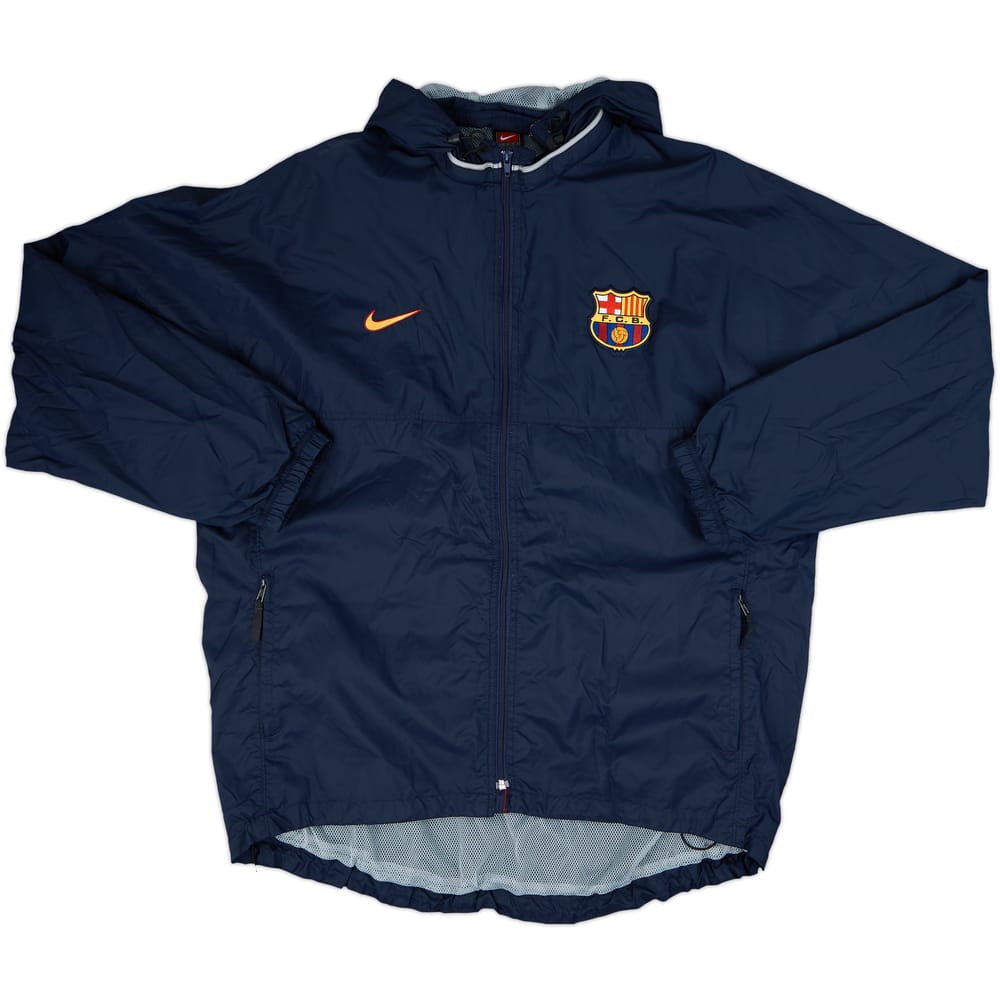 1999-00 Barcelona Nike Hooded Rain Jacket - 6/10 - (XL)