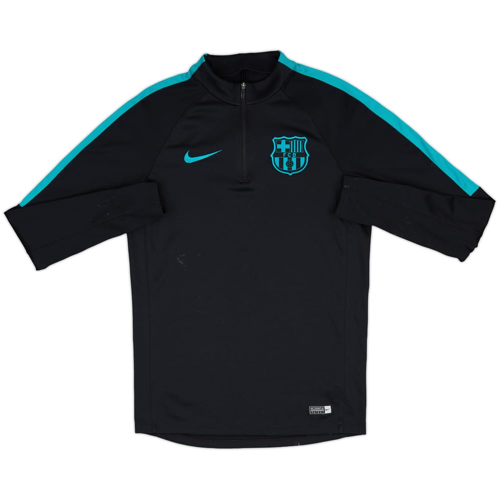 2016-17 Barcelona Nike 1/4 Zip Training Top - 7/10 - (S)