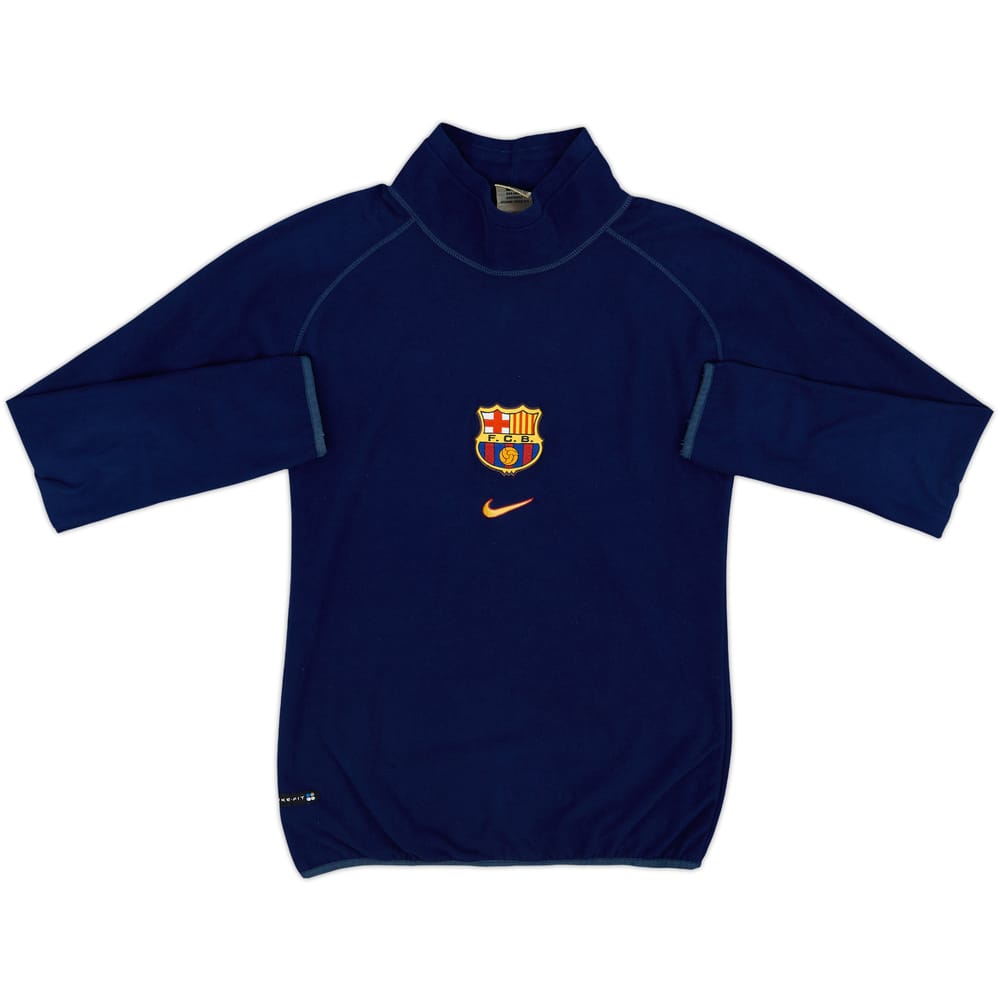 1998-00 Barcelona Nike Fleece Sweat Top - 6/10 - (S)