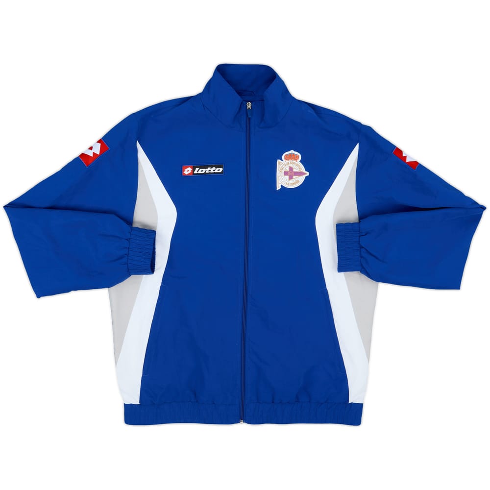 2011-12 Deportivo Lotto Track Jacket - 8/10 - (L)