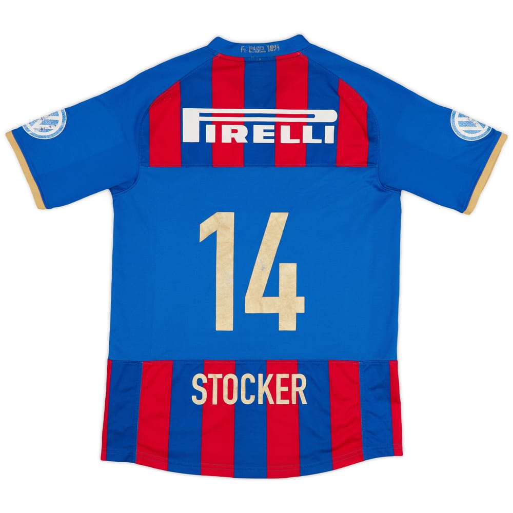 2008-09 FC Basel Home Shirt Stocker #14 - 5/10 - (XL.Boys)