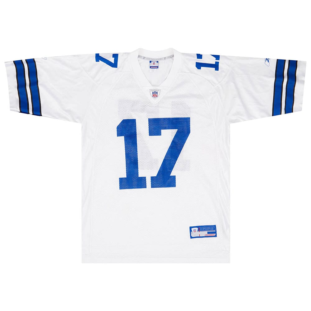 2002-03 Dallas Cowboys Carter #17 Reebok On Field Jersey (Away) L