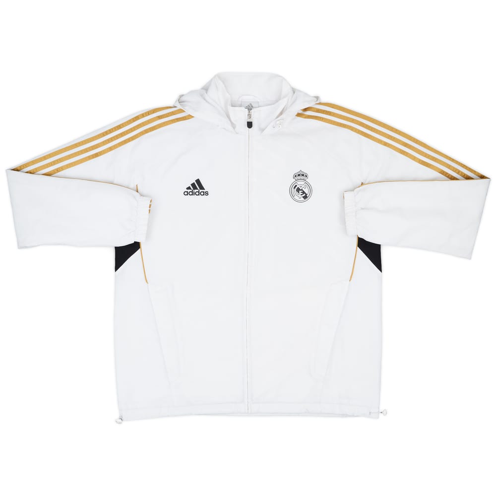 2011-12 Real Madrid adidas Hooded Track Jacket - 7/10 - (L/XL)