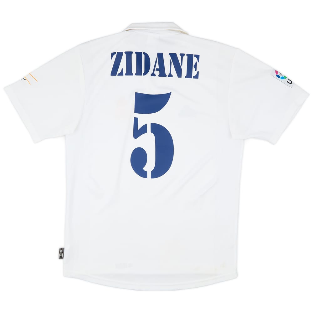 2001 Real Madrid Home Shirt Zidane #5 - 7/10 - (S)
