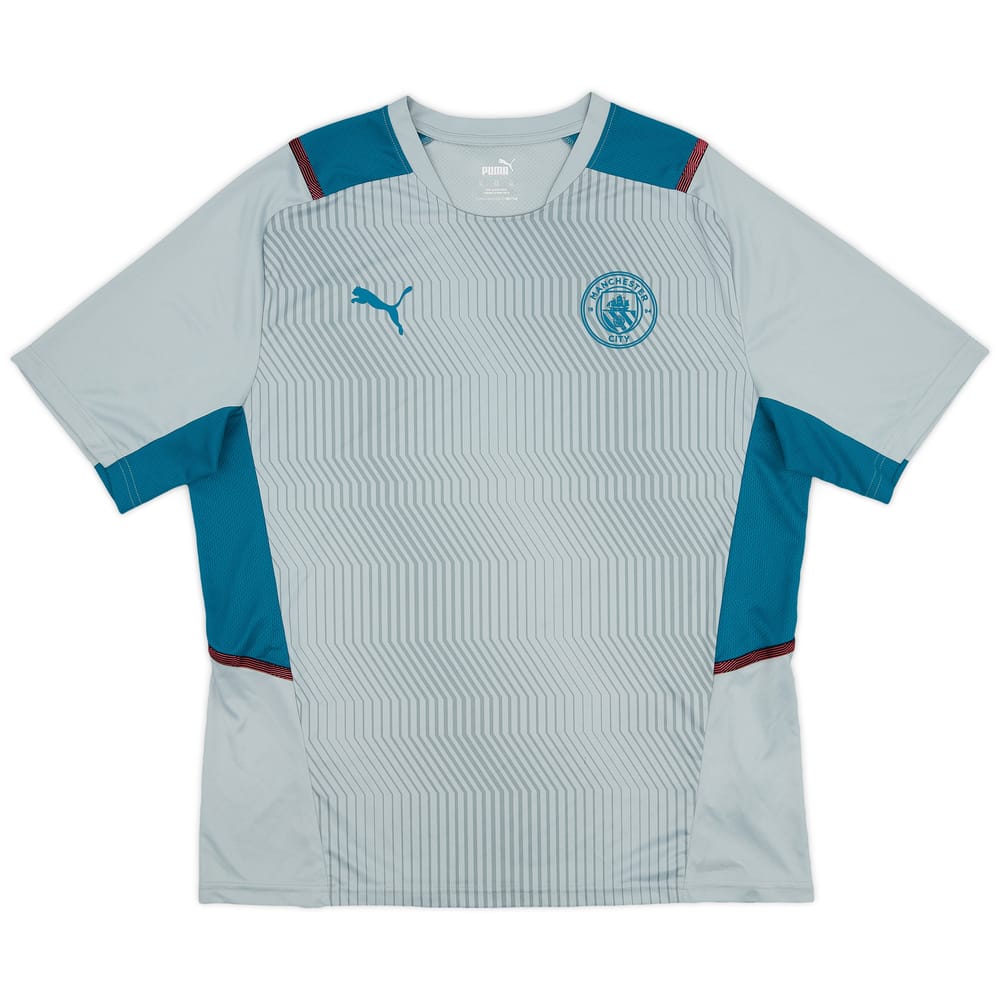 2021-22 Manchester City Puma Training Shirt - 8/10 - (XL)