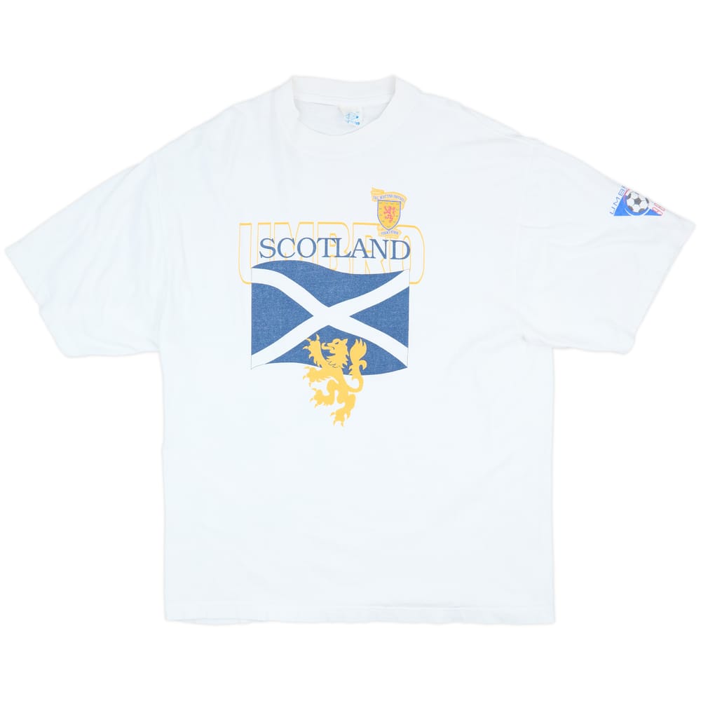 1998 Scotland Umbro Graphic Tee - 8/10 - (L)