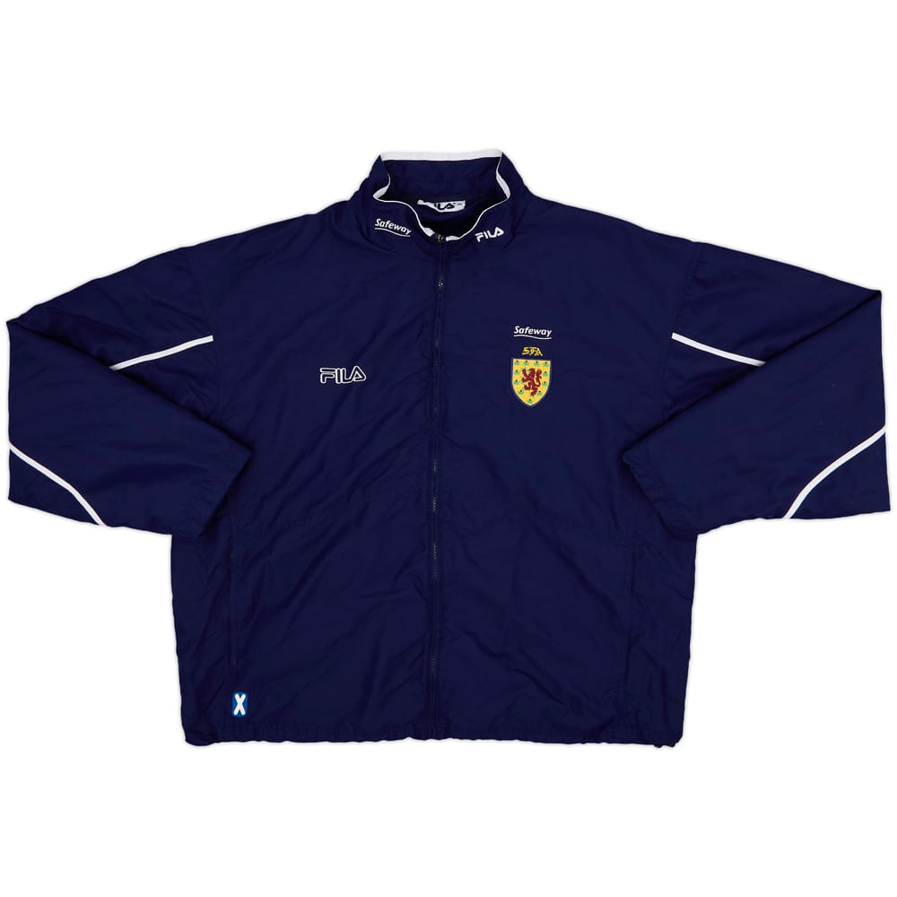 2000-02 Scotland Fila Track Jacket - 9/10 - (XL)