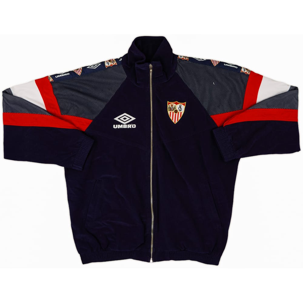 1995-96 Sevilla Umbro Track Jacket - 8/10 - (XS)