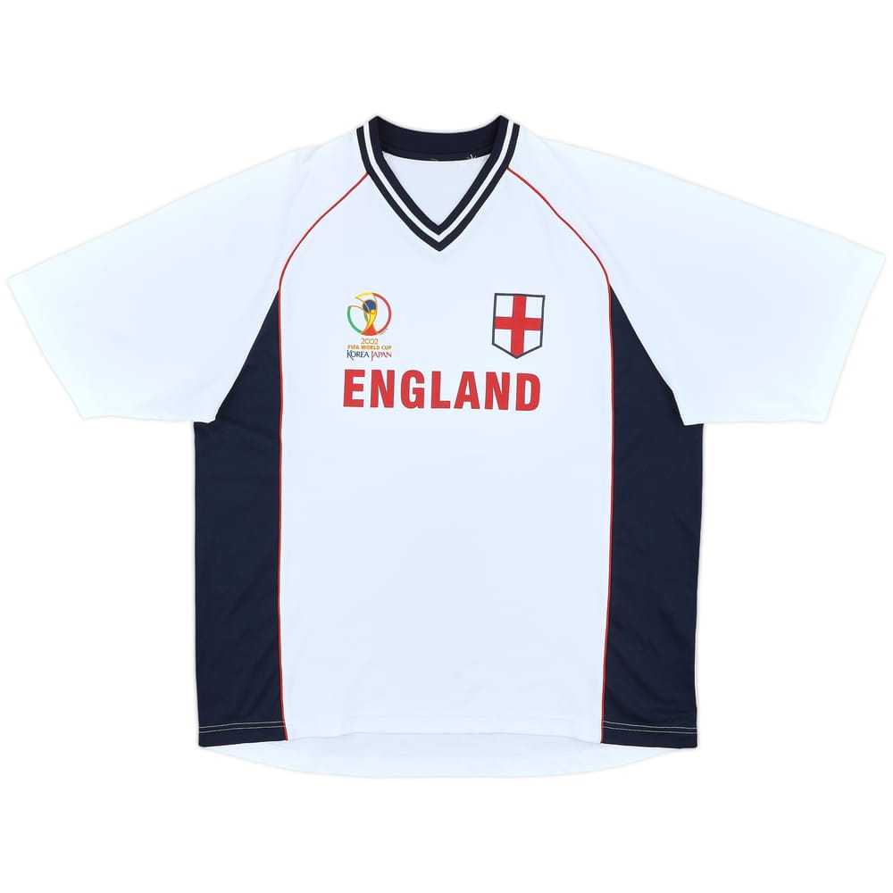 2002-03 England 'World Cup Korea Japan' Training Shirt - 8/10 - (XL)