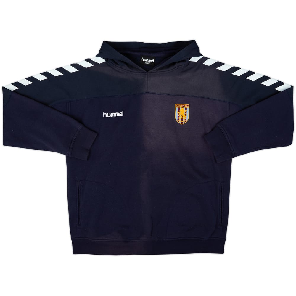 2006-07 Aston Villa Hummel Hooded Sweat Top - 4/10 - (XXL)