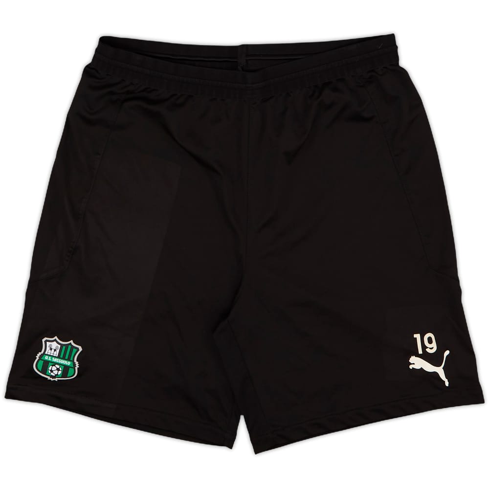 2018-19 Sassuolo Player Issue Training Shorts #19 - 7/10 - (L)