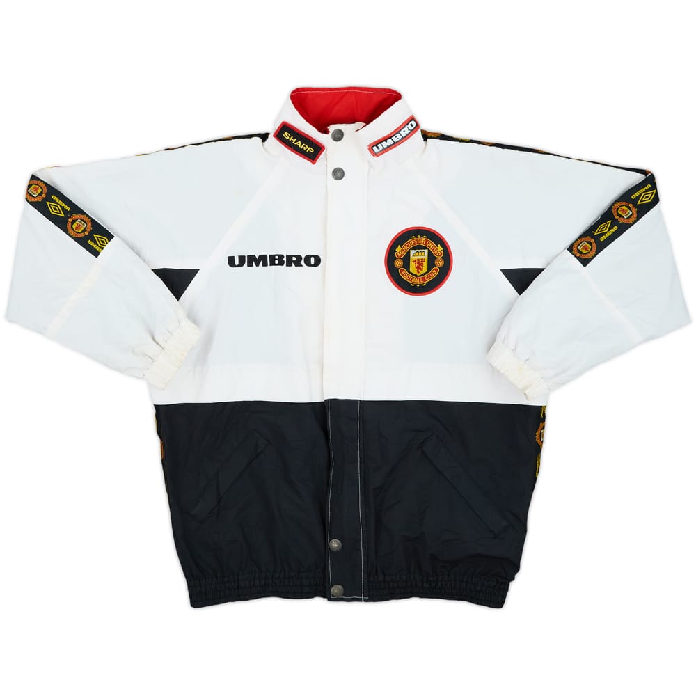 1996-97 Manchester United Umbro Track Jacket - 8/10 - (L.Boys)