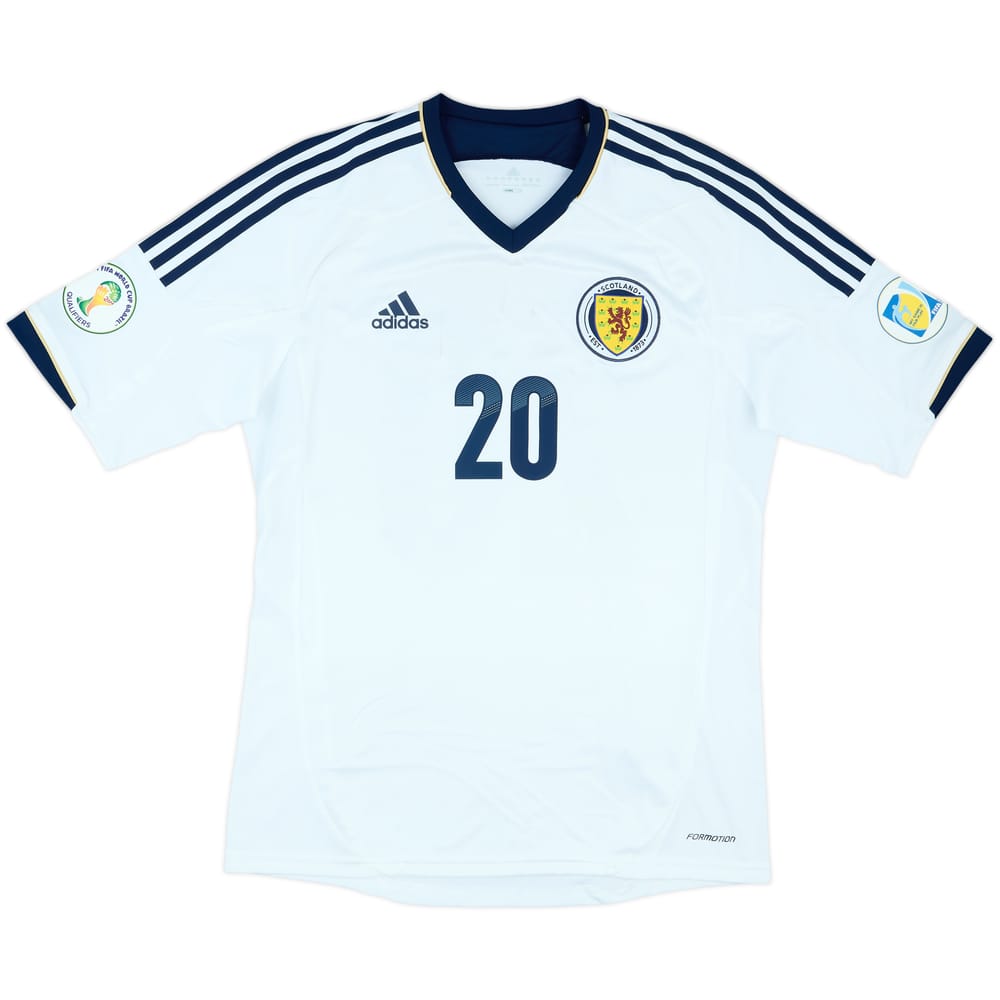 2012-14 Scotland Player Issue World Cup Qualifiers Away Shirt #20