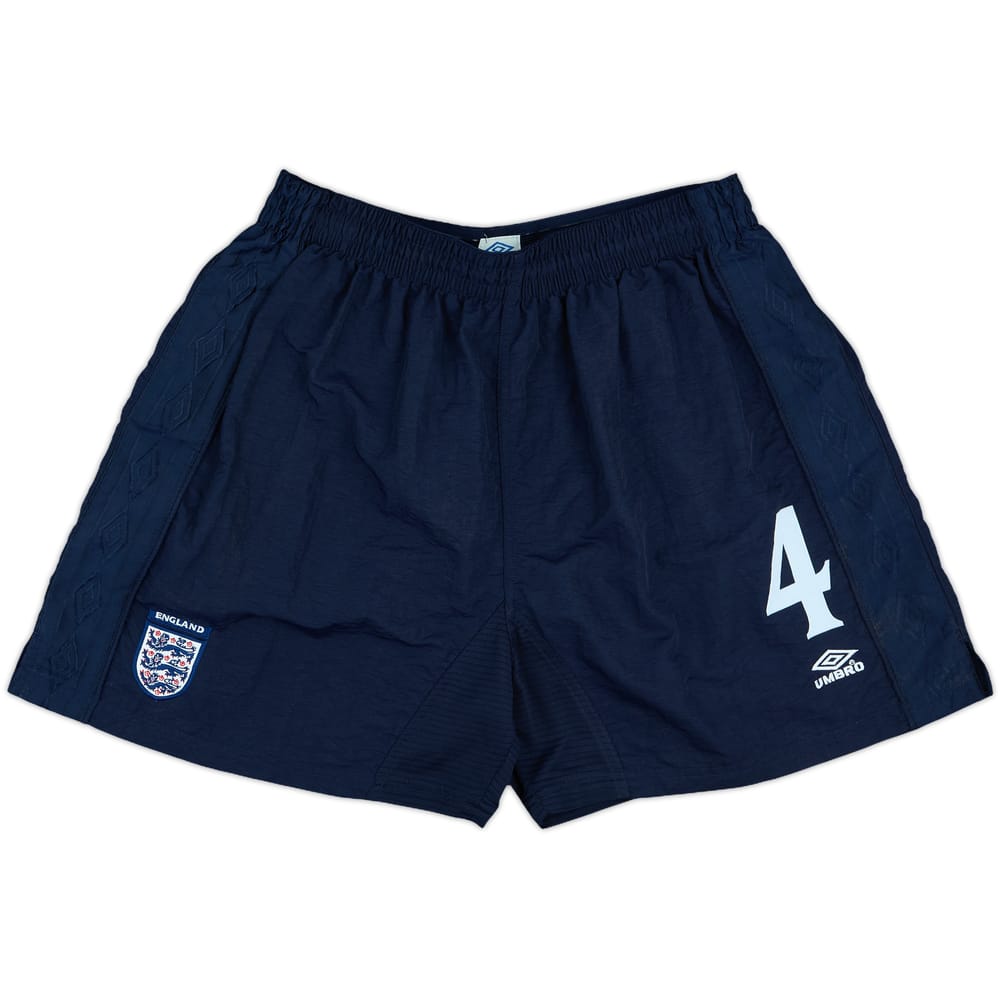 1999-01 England Player Issue Home Shorts #4 - 6/10 - (XXL)