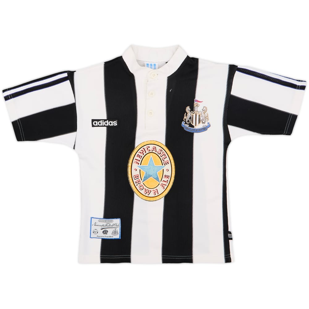 1995-97 Newcastle Home Shirt - 4/10 - (S.Boys)