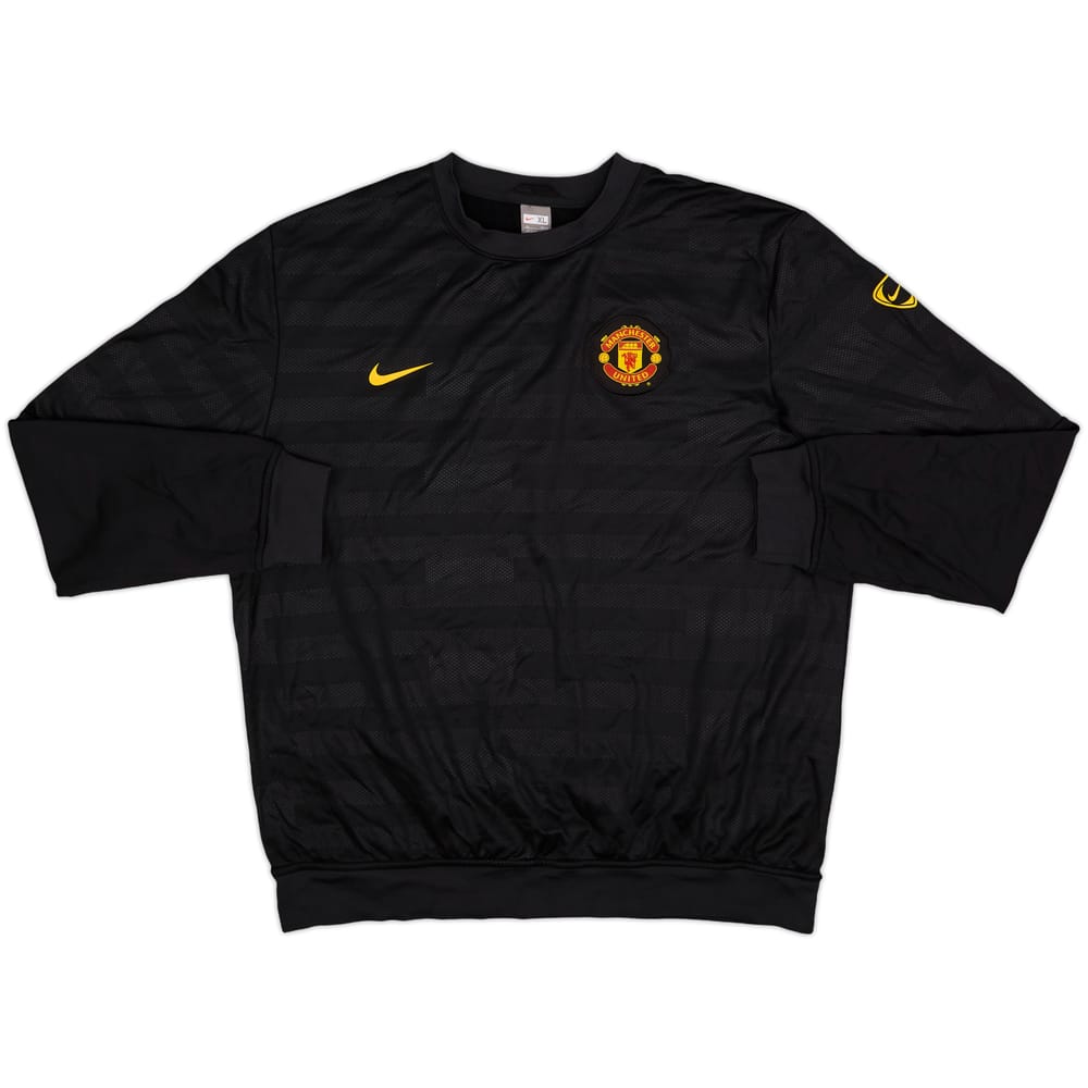 2009-10 Manchester United Nike Sweat Top - 8/10 - (M)