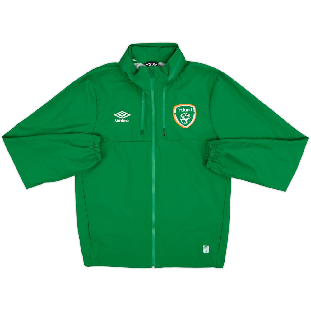 2016-17 Ireland Umbro Hooded Rain Jacket - 8/10 - (S)