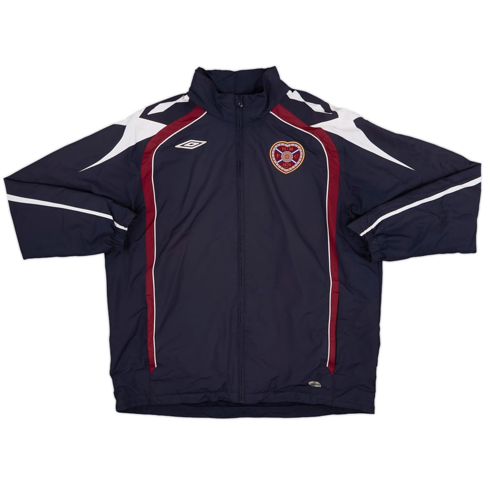 2008-09 Hearts Umbro Hooded Rain Jacket - 8/10 - (L)