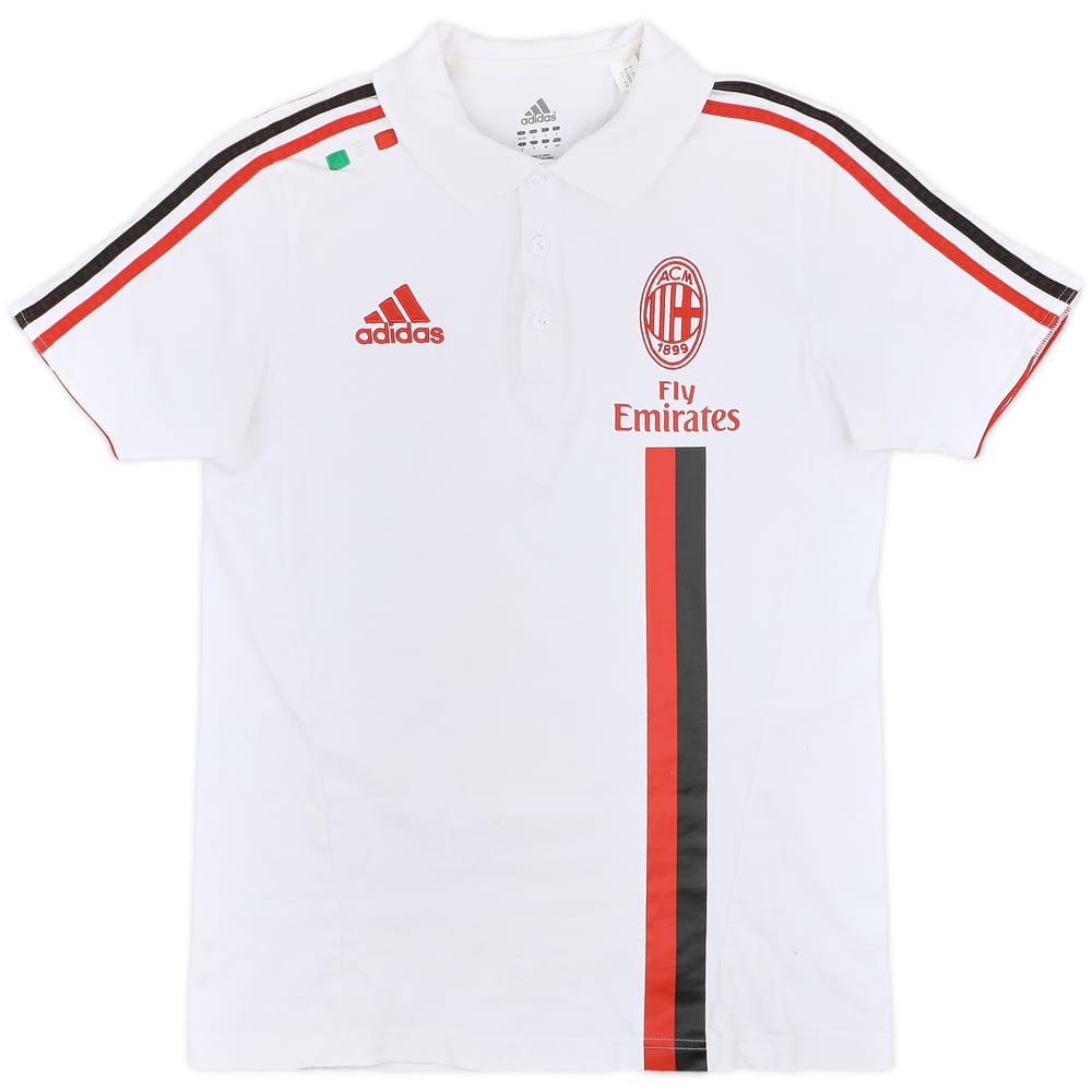 2011-12 AC Milan adidas Polo Shirt - 6/10 - (S)
