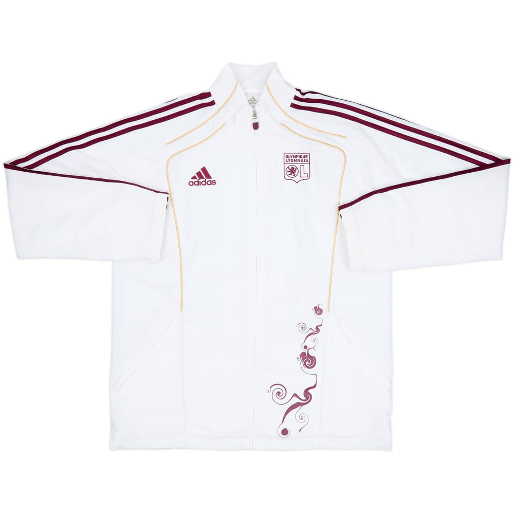 2010-11 Lyon adidas Track Jacket - 8/10 - (M/L)