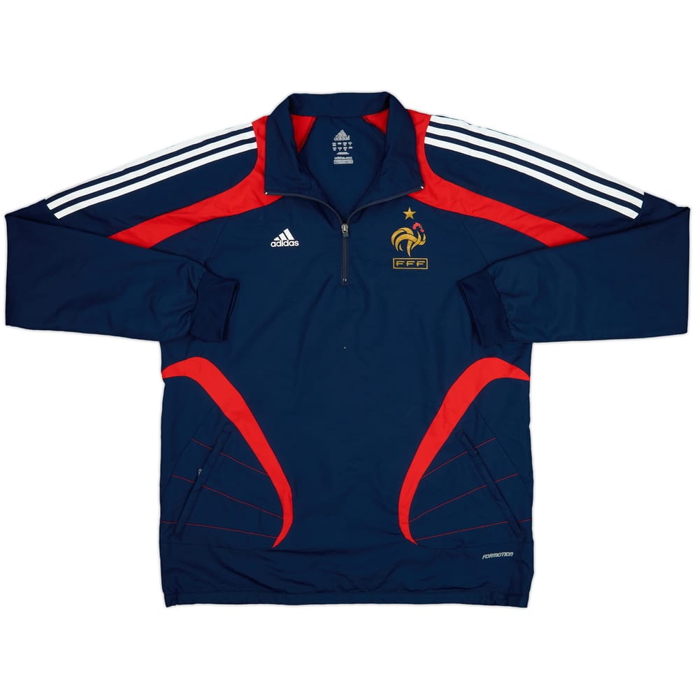 2007-08 France Player Issue Formotion 1/4 Zip Drill Top - 8/10 - (L)
