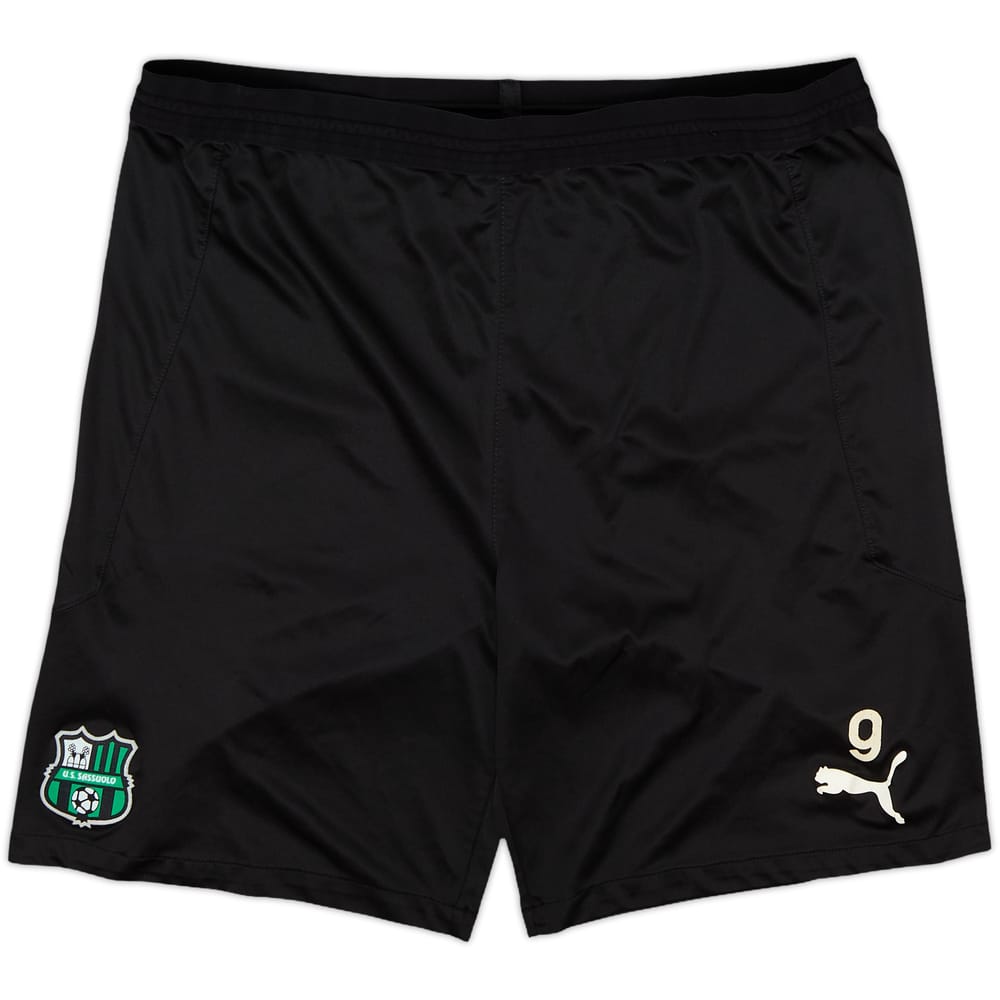 2018-19 Sassuolo Player Issue Training Shorts #9 - 7/10 - (L)