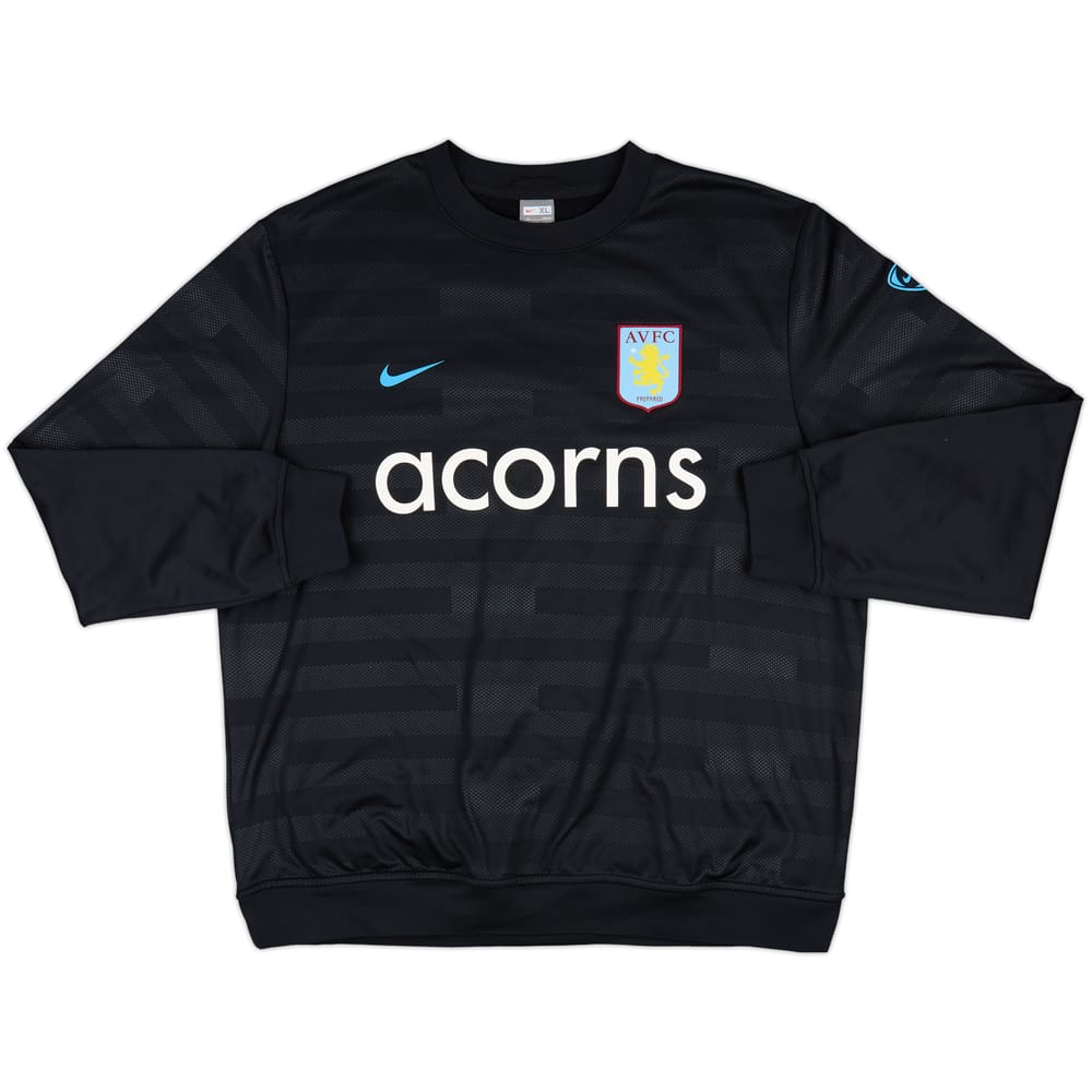 2009-10 Aston Villa Nike Sweat Top - 9/10 - (XL)