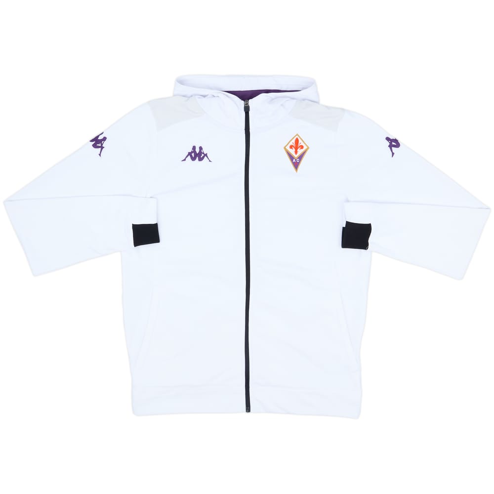 2021-22 Fiorentina Kappa Hooded Track Jacket - 7/10 - (L)