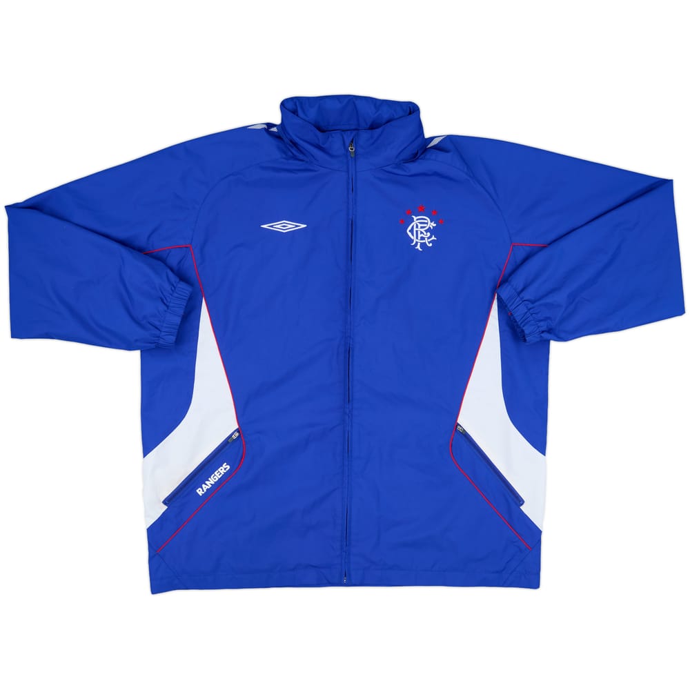 2007-08 Rangers Umbro Hooded Rain Jacket - 7/10 - (XXL)