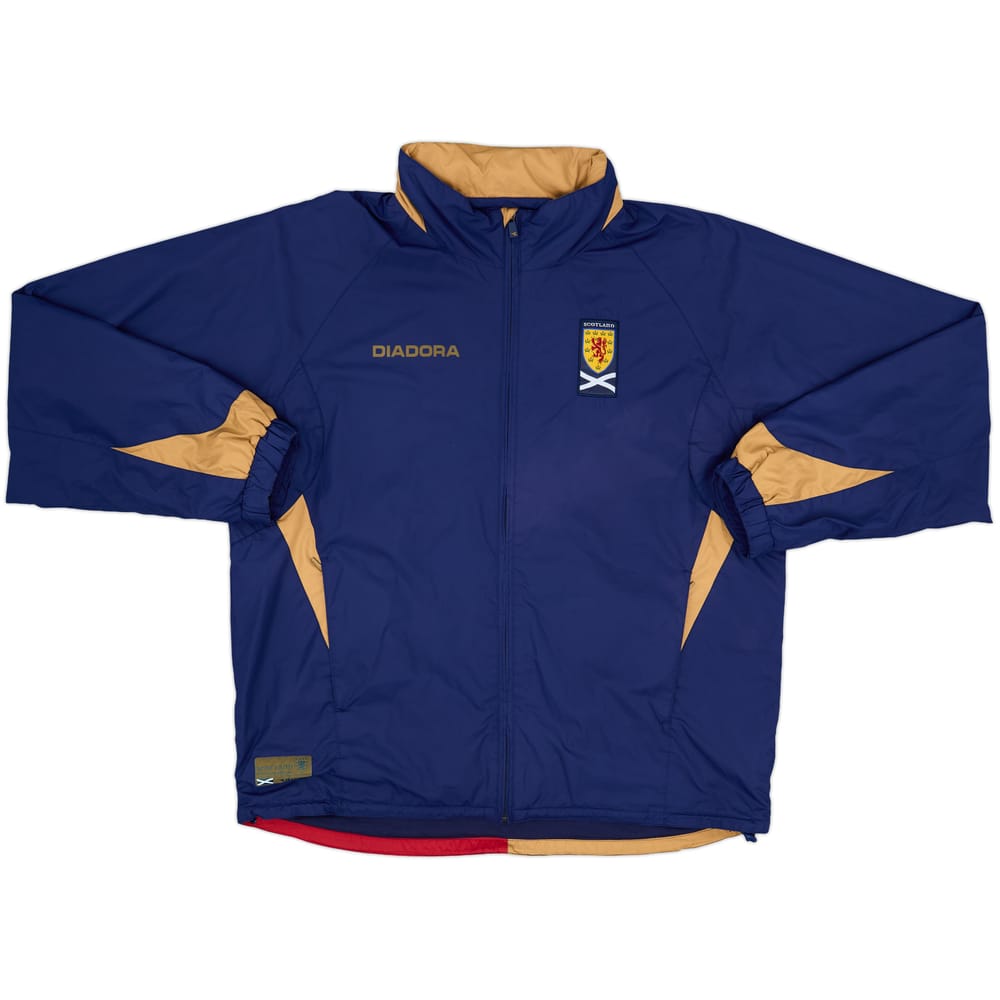 2006-08 Scotland Diadora Hooded Rain Jacket - 8/10 - (XL)