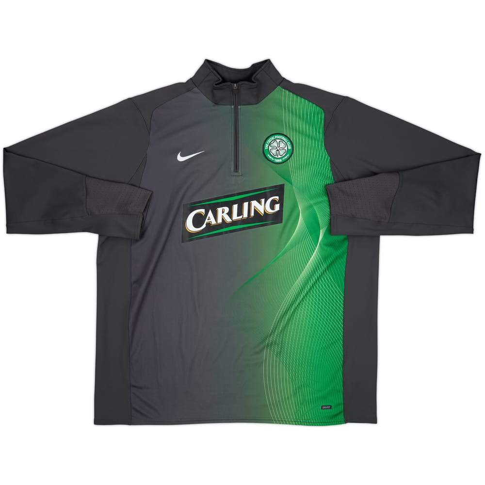 2006-07 Celtic Nike 1/4 Zip Drill Top - 9/10 - (XXL)