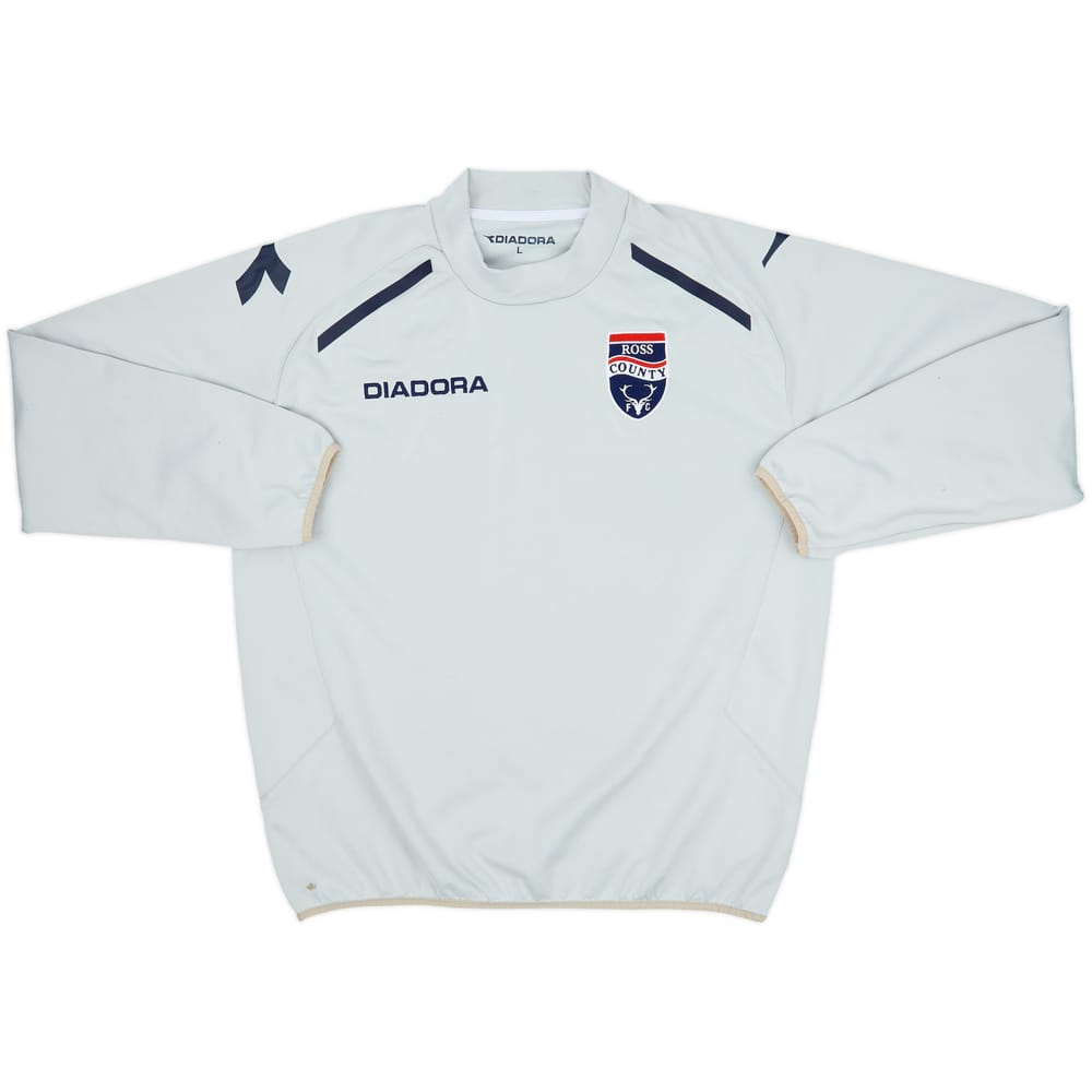 2013-14 Ross County Diadora Sweat Top - 8/10 - (L)