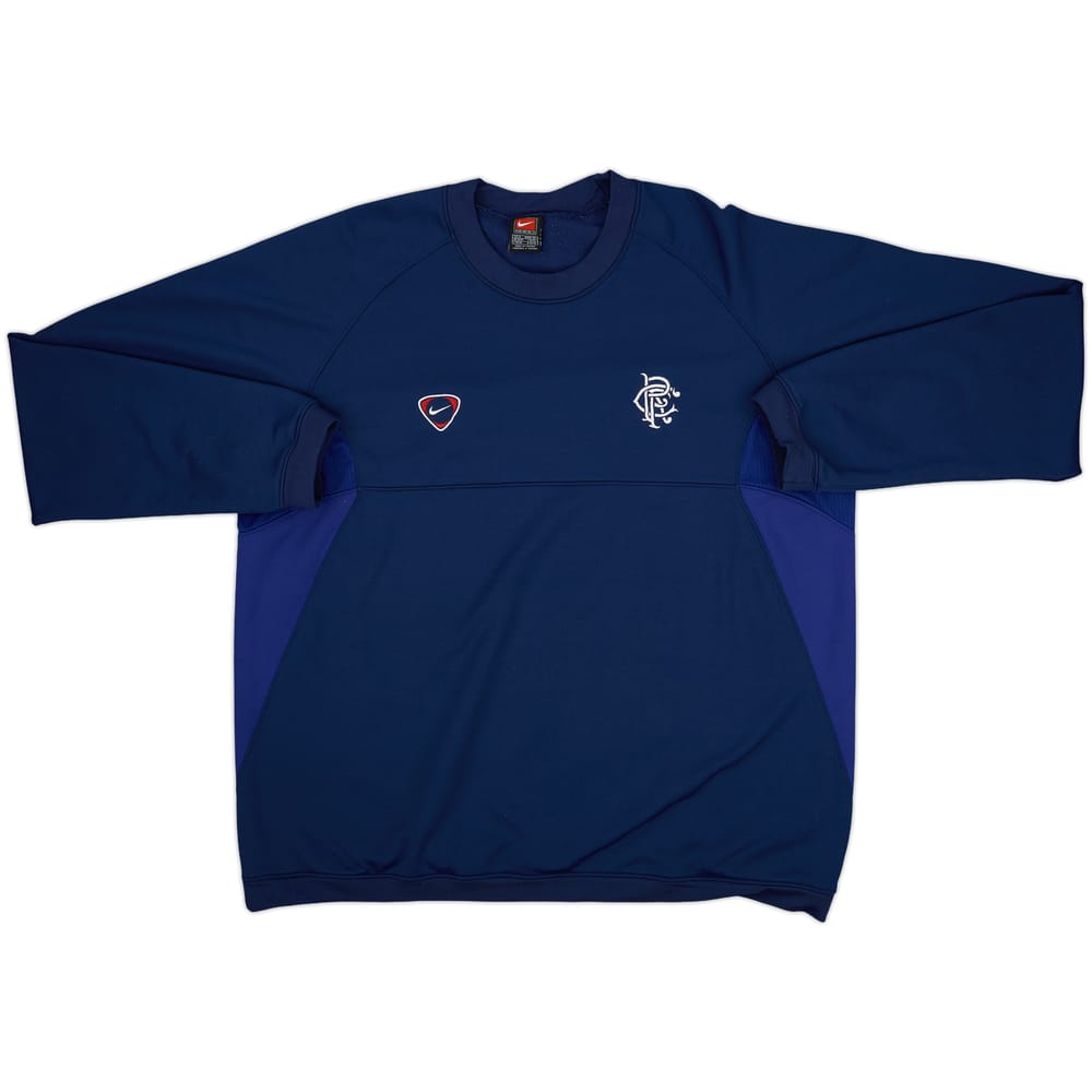 2000-01 Rangers Nike Sweat Top - 8/10 - (XL)