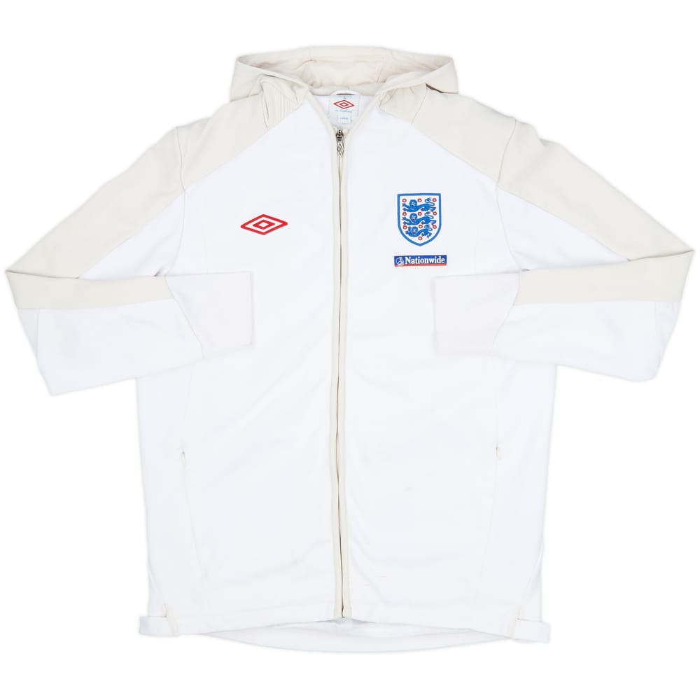 2010-12 England Umbro Hooded Track Jacket - 6/10 - (L)