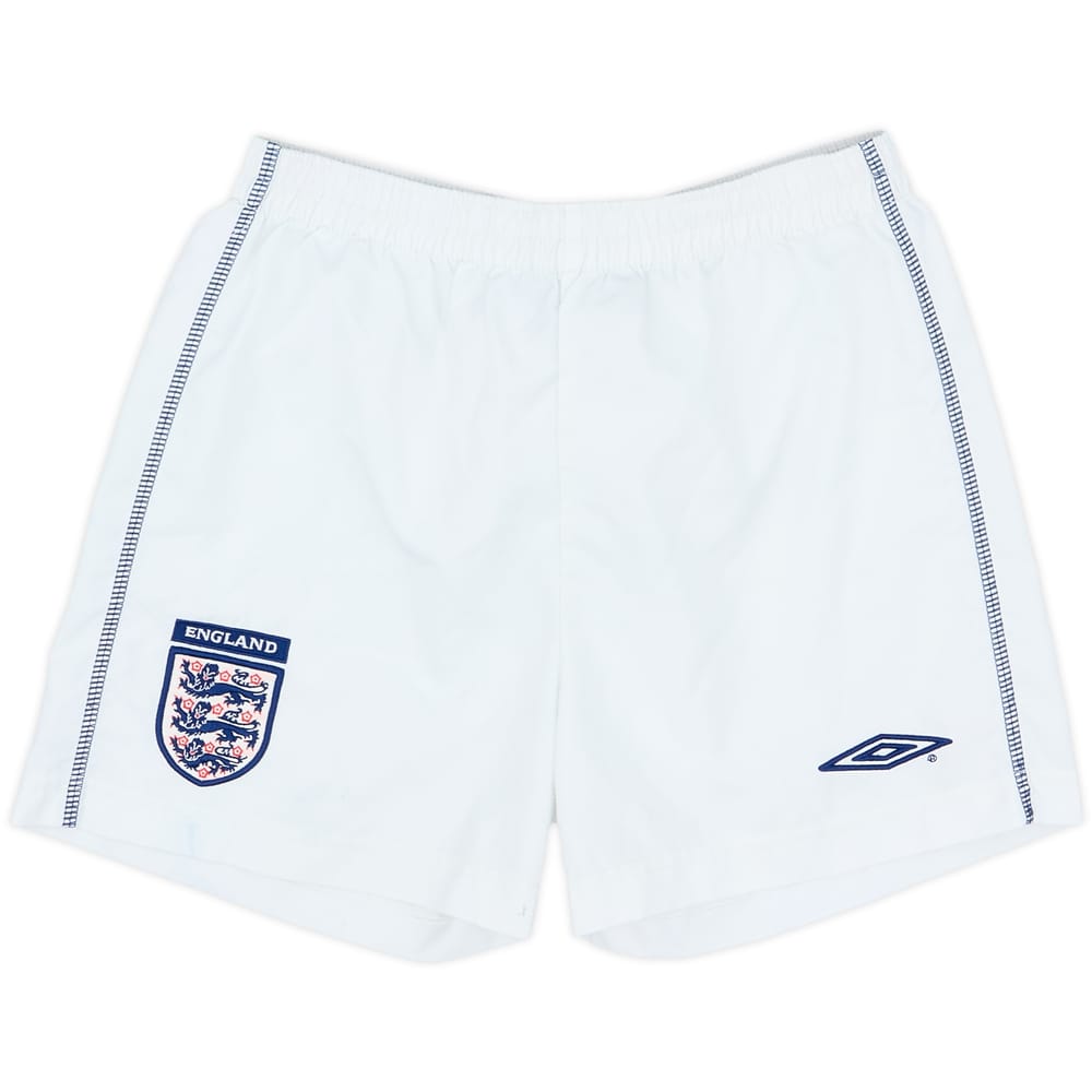 2002-03 England Alternate Home Shorts - 6/10 - (S.Boys)