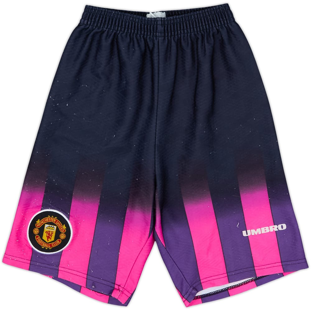 1996-97 Manchester United GK Shorts - 9/10 - (M.Boys)