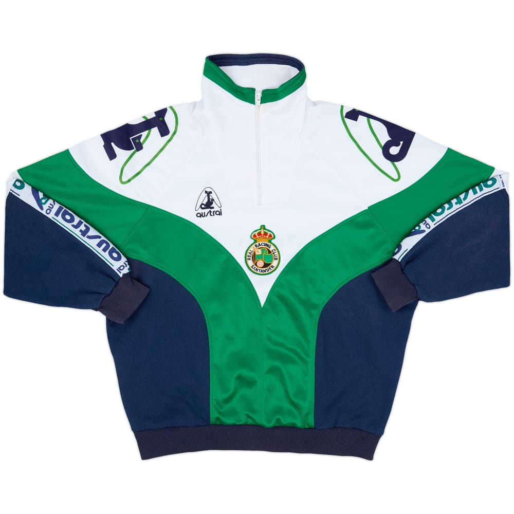 1997-98 Racing Santander Austral 1/4 Zip Drill Top - 8/10 - (M)