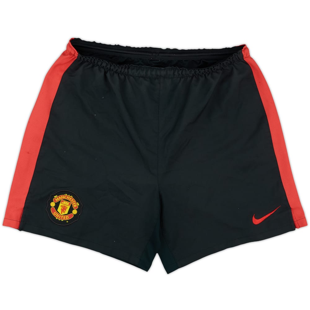 2009-10 Manchester United Authentic Alternate Home Shorts - 6/10 - (L)