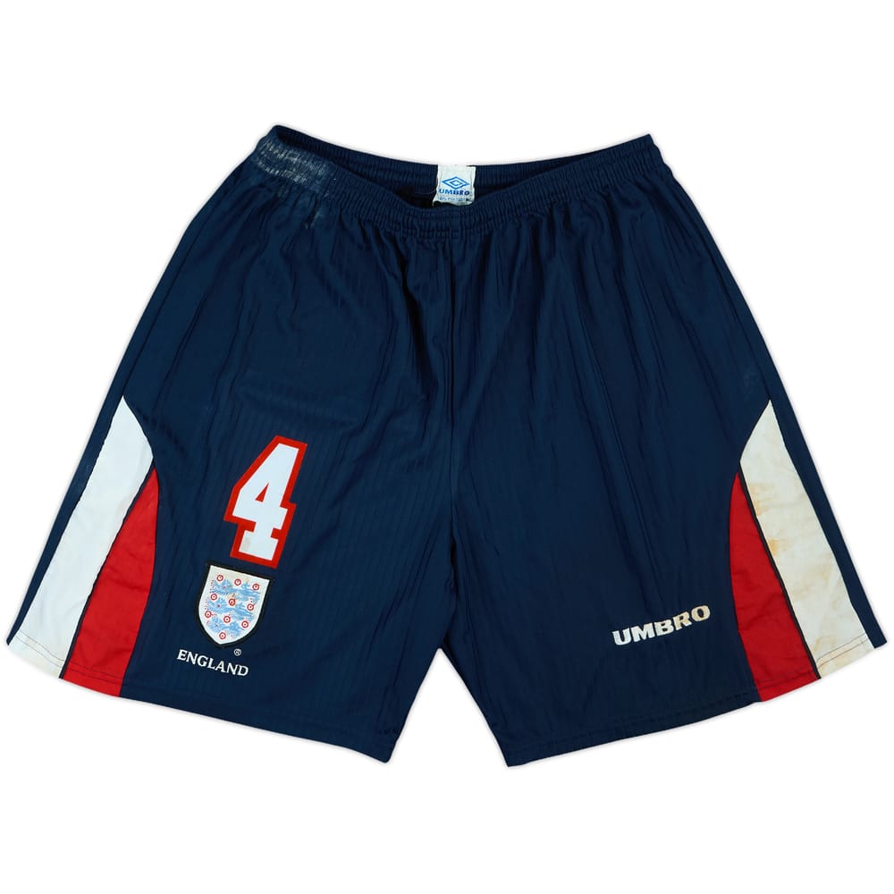 1997-99 England Player Issue Home Shorts #4 - 5/10 - (XXL)